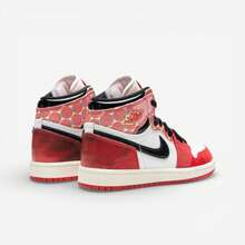 Jordan 1 Retro High  Spider-Man Across The Spider-Verse (TD) - White - View 4