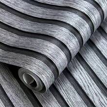 1 Roll Of Wooden Striped Self-Adhesive Wallpaper, Tear-And-Stick, Detachable Self-Adhesive Water-Proof And Oil-Proof PVC Vinyl Imitation Wood Contact Paper, Suitable For Countertop Drawer Stickers, Living Room, Sofa Background, Bedroom Wall Decoration, Bar Decoration Stickers, Bathroom, Kitchen, Cabinet Decoration Wallpaper, House Home Decoration - Stripe - View 26