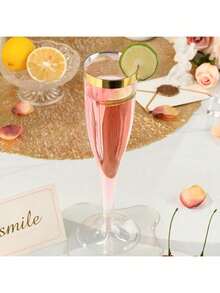 100/50/30/25/20/10pcs Set Transparent Gold/Champagne/Wine/Cocktail/Wedding Toast Reusable Cups, Suitable For New Year, Christmas, Party, Wedding And Other Large Events, Birthday, Valentine's Day And Back To School Season - View 7