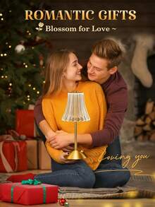 Gold Lamps LED 3 Colors Bedside Lamp  Crystal Cordless Table Lamp USB Charge  Dimmable Bedroom Lamps Vintage Lamp Rechargeable Nightstand Lamp Table Lamp For Bedroom Living Room Bathroom Hotel Bar, Valentine's Day And New Year Gifts - 金色-4pcs - 查看 8