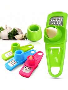 2个/1个蒜蓉研磨器 - 手动蒜蓉研磨器 - 小型手动蒜蓉研磨器，适用于蒜蓉切片器 - 蒜蓉切片器 - 蒜蓉绞盘 - 2025新款手动压蒜器 - 手动压蒜器专用工具 - 彩色 - 查看 2