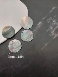 4 mặt dây chuyền hình hoa sứ chạm khắc thủ công từ vỏ sò MOP tự nhiên, dùng để làm khuyên tai hoặc vòng cổ, thiết kế kiểu Hawaii, trang sức đảo nhiệt đới. - màu đen - Xem 72