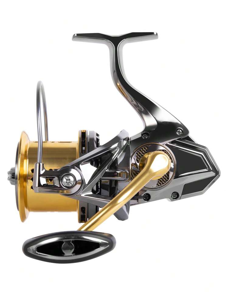 BILLINGS Carrete giratorio para pesca en agua salada de la serie 8000-14000, con arrastre máximo de 20 kg, ultra suave y potente para pesca de surf, bobina de aluminio CNC adecuada para línea trenzada, 6+1 rodamientos de bolas de acero inoxidable, ideal para pesca a larga distancia - Multicolor - Añade 2