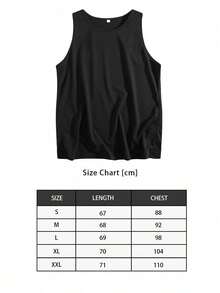 Women's Casual Sleeveless Round Neck T-Shirt With Funny Graphic Print Cotton Blend Tank Top - White - View 3