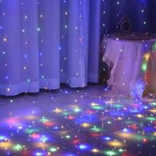 1pc 600/300/200/100 LED String Lights With 8 Lighting Modes, USB Powered Curtain Lights For Holiday, Birthday, Party, Wedding, Room, Window Decor (Remote Control Batteries Not Included) - USB Plug - View 16