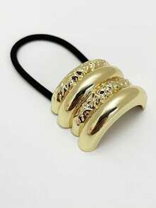 1 chiếc dây buộc tóc liền mạch đa năng, kẹp tóc đuôi ngựa bằng da màu vàng, phụ kiện tóc chất lượng cao, quà tặng cho phụ nữ, dây chun buộc tóc, dây buộc tóc bằng cao su. - Nhiều màu - Xem 12