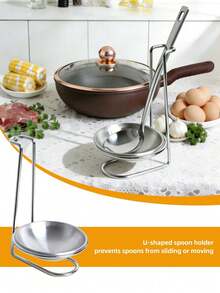 1pc Stainless Steel Integrated Kitchen Storage Box - Vertical Spoon And Bowl Rack, Household Kitchen Organizer - Silver - View 5