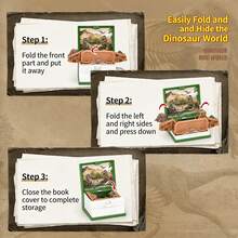 3D Pop-Up Book Dinosaur, Castle, Astronaut Keychain, Creative Stress Relief Small Pendant, 2026 New, Gift For Friends, Holiday Gift, Birthday Gift, Collection Gift, Presents - Multicolor - View 5