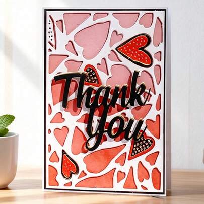 创意爱情背景模具，DIY剪贴簿相册和压花模板，贺卡制作工具，卡片纸切割工艺品，礼品卡制作模板模切。