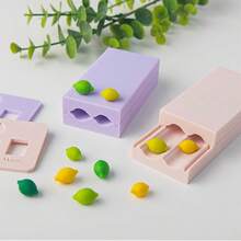 2件套3D柠檬软陶手工擀压模具，迷你水果粘土吊坠造型擀压模具DIY手工工具 - 檸檬 - 查看 7