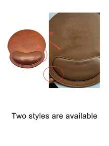 符合人体工学的腕托鼠标垫，可爱猫咪图案，防滑桌面垫，带腕托，仿皮材质，适用于办公、电脑、笔记本电脑、游戏，毕业礼物之选 - 彩色 - 查看 11