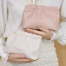 2pcs Multifunctional Large Capacity Women Cosmetic Bag, Makeup Organizer Pouch - Multicolor - View 8