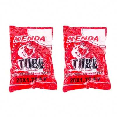 Par Câmara Aro 20 Kenda Para Bicicleta BMX 20x1.75 Schrader