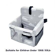 1 Stück Kinder Einkaufswagen/Hochstuhl/Essstuhl Kissen, weich & bequem, tragbares multifunktionales Kindersitzpolster - Verschiedenfarbig - Übersicht 15