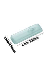 1/3/5pcs Multifunctional Clear Plastic Storage Box: A Portable Travel Case For Dental Floss, Pills, Cotton Swabs, And Toothpicks – Mini Small Organizer Container - Multicolor - View 7