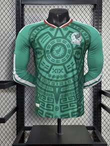 Playera Deportiva México Hombre Manga Larga – Diseño  Ajuste Atlético - Verde - Ver 2
