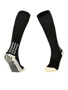 1 Pair Anti-Slip Coated Sports Knee-High Socks, Suitable For 12-18 Years Old Teenagers, Boys And Girls, Football, Basketball, Hiking, Sports, Outdoor Activities - Multicolor - View 11
