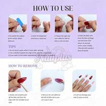 Nailplus 10 PCS Handmade Long Square Press-On Nails | Icy Blue Gilded Vintage Style Angel Pattern Nails With 3D Metal Cross & Pearl Designs, Sparkling Glitter & Retro Embossed Texture Nail Art For Y2K & Punk Daily Fashion Looks (Tool Kit Included) - Follow Your Heart - Xem 8