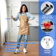 Snap-Grip Mini Mop With 39in Handle - INWEJIA Zero-Touch Gap Dust Cleaner & Locking Head, Disposable Lazy Mop Wet And Dry For Kitchen Bathroom Toilet Corners Window Wall Cleaning - 1PC - 查看 11