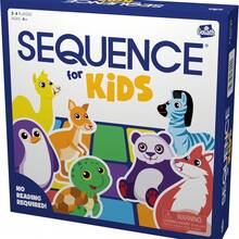 Sequence Strategy Board Game For Children, Multi-Color Design, 2-4 Players - ColorA - View 4