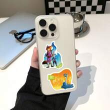 Disney 迪士尼 50 张《疯狂动物城 2》贴纸，创意涂鸦贴纸，办公用品，手机和电脑贴纸，高价值，精致，酷炫贴纸，趣味，经典，彩色卡通设计，礼品装饰，手机壳装饰贴纸，可重复使用，彩色卡通设计，适用于水瓶、滑板、手机等，是学习用品的完美之选，也是节日送礼佳品。 - 50pcs - 查看 7