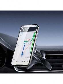 360°旋转磁吸式车载出风口支架 - 塑料材质，兼容、Galaxy、Pixel等智能手机，是理想的车载配件礼品，可作为手持手机支架或车载导航使用。 - A - 查看 9