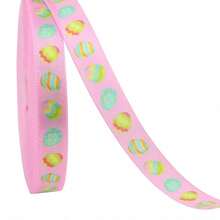 1 Roll 5 Yards Easter Egg Ribbon, Satin Ribbon, Handmade DIY Gift Packaging Material, Hair Accessories - One Size - View 9