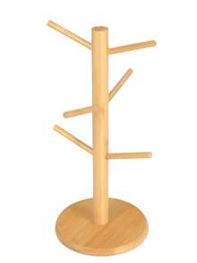 Soporte de árbol para tazas de café con 6 ganchos, estante para tazas para mostrador, colgador de tazas para encimera, almacenamiento en el hogar - Multicolor - Ver 8