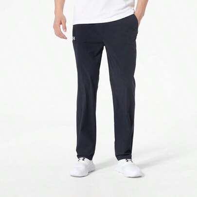 Under Armour Loose Straight Leg Woven Pants, Comfortable Breathable Training, Fitness, Walking, Casual Pants