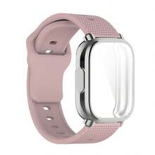 Ốp lưng + Dây đeo silicon mềm cho 5 Active Band, ốp TPU mềm bảo vệ màn hình, tương thích với Apple Watch 5 Lite Sports Band - Đồng hồ Redmi Watch 5 Lite - Xem 13