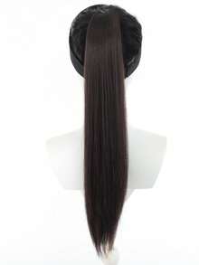 23-Inch Long Hair Ponytail Wig With Headband, Designed To Look Like A Hair Tie, Features Natural Fluffy And Soft Elastic Band, High Ponytail Wig - Multicolor - View 5