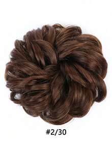 6 Inch Fluffy Bun Wig, With Elastic Hair Band, High Temperature Fiber, Suitable For All Occasions - Multicolor - View 20