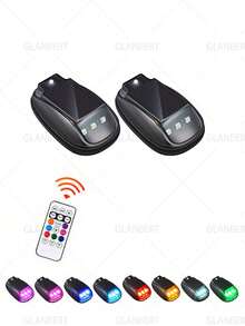 GLANBERT Solar Powered Wireless LED Ceiling Light, Anti-Collision Warning Light, IP67 Waterproof Vehicle Accessories - Solar Lights - View 15