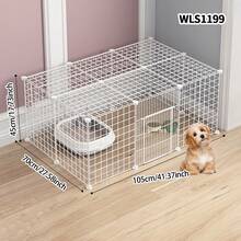 DIY Pet Playpen Suitable For Raising Puppies, Kittens And Small Animals - Multicolor - View 5