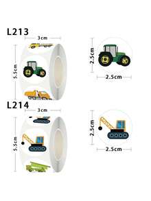 500张可爱卡通交通工具贴纸，包含工程车、救护车、飞机、火车等多种卡通图案，风格可爱有趣，适用于笔记本电脑、教室、手机壳、行李箱、滑板、杯子等，也适合用于剪贴簿、卡片和日记装饰。是教孩子认识交通工具的理想选择，也是一份很棒的礼物。 - 彩色 - 查看 8