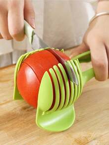 1 cái dụng cụ thái đa năng, dụng cụ nhà bếp, cắt/chia khoai tây, cà chua, bánh mì sandwich, trái cây và rau củ, dụng cụ hỗ trợ thái rau củ quả hình tròn, dụng cụ nhà bếp tiện lợi không dùng điện, dụng cụ cắt bằng nhựa. - Nhiều màu - Xem 14