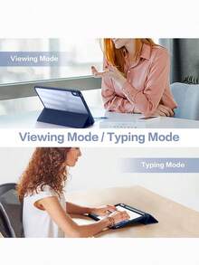 Compatible With 11th Generation Case 11 Inch 2025 & 10th Generation Case 10.9 Inch 2022, With Pencil Holder, Trifold Stand Protective Cover, Auto Wake/Sleep - Royal Blue - View 8