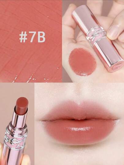 Yves Saint Laurent 1.6g/0.06oz Moisturizing Daring To Love Shiny Lip Balm #7B (Pink Tube), Travel Size