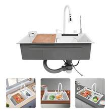 YUNRUX Kitchen Sinks - White - View 11