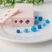 2 Pieces/Set Clay Polymer Crafting Tools, Diamond Bead Roller, Soft Pottery Bead Rolling Mold, Ear Studs, Pendant Handmade Tools - Diamond - View 11