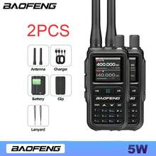 Baofeng UV-5R Mini Walkie Talkie con Bluetooth, programación por aplicación, multibanda, AM, copia de frecuencia inalámbrica, doble PTT, tipo C, radio bidireccional de aficionados - 5R Mini-Negro - Ver 5