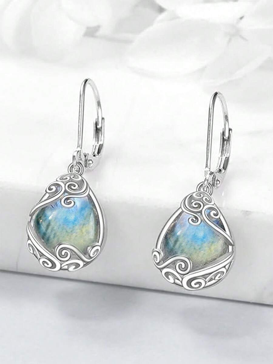 1 Paar süße Hängeohrringe für Mädchen, ideal für tägliche Dekoration, Partyschmuck, Geburtstagsgeschenk - 1# - Übersicht 1