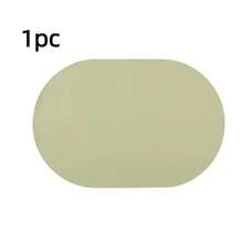 1/2 Pieces Anti-Slip Heat-Resistant Table Mat, Waterproof Kitchen Dining Table Mat, Imitation Leather Cup Pad, Household Item - Multicolor - View 7