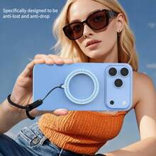 Double-Sided Magnetic Phone Lanyard, Anti-Lost Magnetic Wrist Strap, Fashion Phone Holder & Storage - Multicolor - View 3