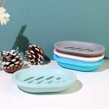 Soap Dish, Bathroom Accessories, Soap Holder, Soap Drainer, Soap Tray - Amber-Soap Box - View 7