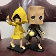 Figura de anime de Mono Six de Little Nightmares, decoración de escritorio, coleccionable, pequeño regalo, adecuado para Halloween y Navidad - Multicolor - Ver 3