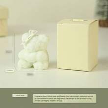 Cute Little Gift Rose Bear Scented Candle Girlfriend Birthday Gift Valentine's Day Bear Shape Scented Candle - Rose Bear Scented Candle - View 7