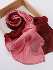 Khăn trùm đầu Hijab thoáng khí, kín đáo mới dành cho nữ, kiểu ombre, đường may đôi, chất liệu modal, thích hợp cho mùa xuân/hè. - Nhiều màu - Xem 2