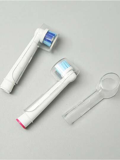 1-6pcs Dustproof Toothbrush Cover, Electric Toothbrush Head Protector Case, Portable Toothbrush Cap, Oral Care Dual Electric Toothbrush Cover, Travel Electric Toothbrush Head Cover, Home Toothbrush Cap, Back To School Travel Camping Supplies, Household School Cleaning Tools, Home Small Appliances