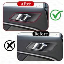 Car Interior Moulding Trim Strips, Red Interior Car Accessories Women Men Universal Decoration Pinstriping Filler Insert Strips With Installing For Dashboard Vent Decorative (16.4ft) - A - 查看 4